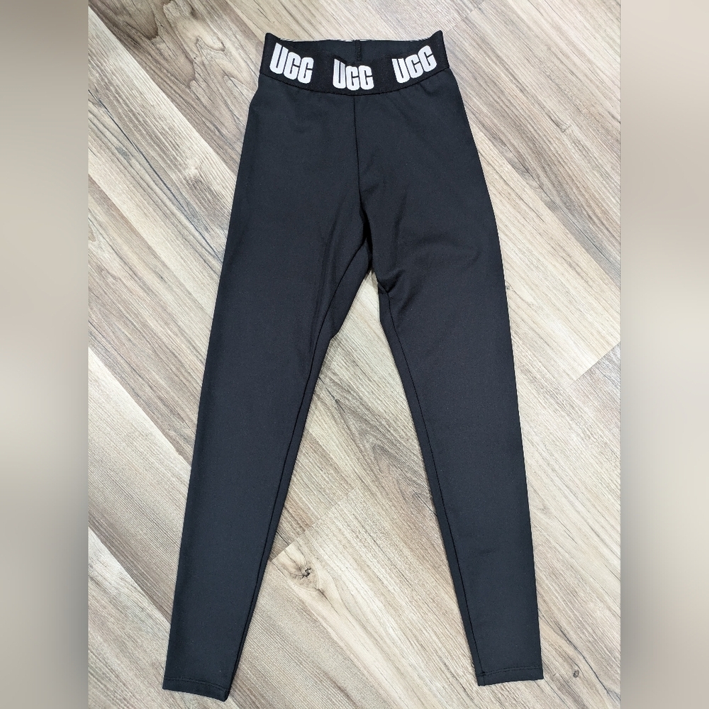UGG 1136895 Tar Mckena Logo Leggings Black XS - Picture 4 of 9